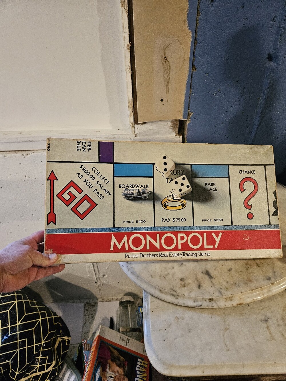 Monopoly Parker Brothers Board Game All Game Pieces  Complete Vintage 1974